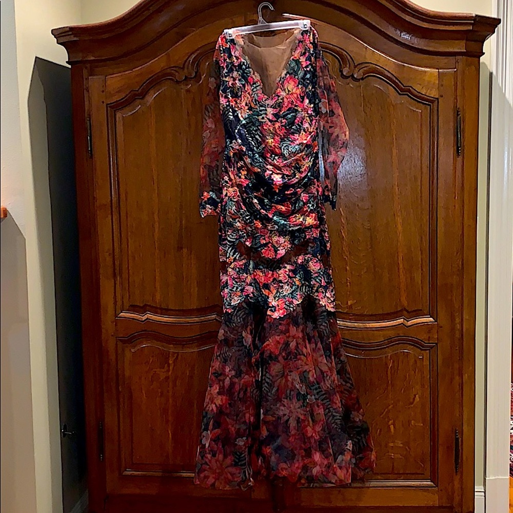 One of a kind, floor length evening gown